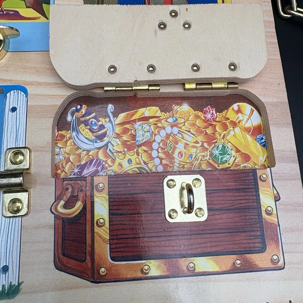 Vintage Rare Melissa And Doug Light Camera Interaction Doors‎ Puzzle Toy
